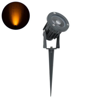 Alternative view of LEDTM® TREETZINA 90350 Φωτιστικό Σποτ για Φυτά - Δέντρα με Βάση Κήπου / Καρφωτό LED 3W 315lm 10° DC 24V Αδιάβροχο IP65 Ultra Θερμό Λευκό 2200K Dimmable - Bridgelux SMD Chip - Γκρι Ανθρακί - Μ10.5 x Π7.5 x Υ7.5cm - 3 Χρόνια Εγγύηση