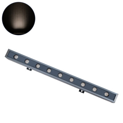 Alternative view of LEDTM® WASHERNAIA 90173 Μπάρα Φωτισμού Wall Washer LED 9W 1035lm 30° DC 24V Αδιάβροχο IP65 Φυσικό Λευκό 4500K Dimmable - Bridgelux SMD Chip - Γκρι Ανθρακί - Μ50 x Π4 x Υ5cm - 3 Χρόνια Εγγύηση