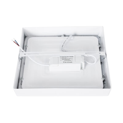 LEDTM® 60205 Εξωτερικό LED Panel 22x22cm 20W 2060lm 120° AC 220-240V IP20 Μ22 x Π22 x Υ3cm Θερμό Λευκό 2700K - 3 Χρόνια Εγγύηση - Image 7