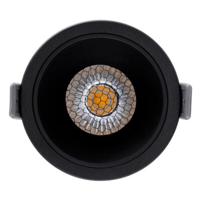 LEDTM® PLUTO-M 60256 Χωνευτό LED Spot Downlight TrimLess Φ8.4cm 10W 1300lm 38° AC 220-240V IP20 Φ8.4 x Υ5.9cm - Στρόγγυλο - Μαύρο & Anti-Glare HoneyComb - Φυσικό Λευκό 4500K - Bridgelux COB - 5 Years Warranty - Image 6