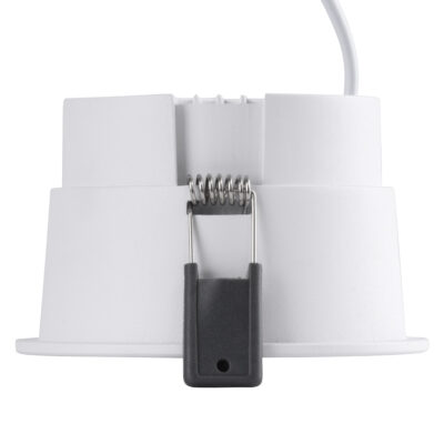 LEDTM® PLUTO-B 60261 Χωνευτό LED Spot Downlight TrimLess Φ10.4cm 15W 1875lm 38° AC 220-240V IP20 Φ10.4 x Υ6.5cm - Στρόγγυλο - Λευκό & Anti-Glare HoneyComb - Θερμό Λευκό 2700K - Bridgelux COB - 5 Years Warranty - Image 5