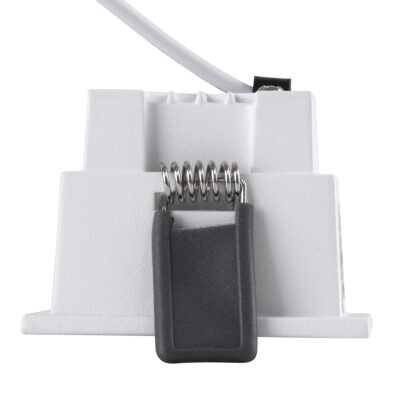 LEDTM® PLUTO-S 60264 Χωνευτό LED Spot Downlight TrimLess Μ6.4xΠ6.4cm 7W 910lm 38° AC 220-240V IP20 Μ6.4 x Π6.4 x Υ4.9cm - Τετράγωνο - Λευκό με Μαύρο Κάτοπτρο & Anti-Glare HoneyComb - Φυσικό Λευκό 4500K - Bridgelux COB - 5 Years Warranty - Image 5
