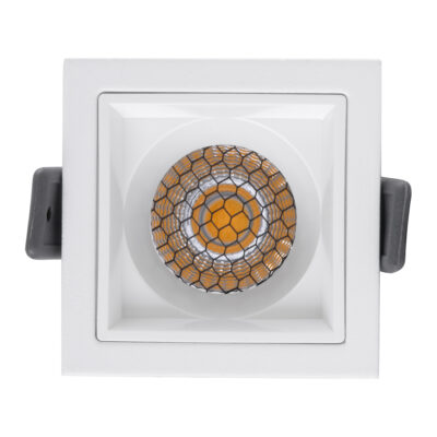 LEDTM® PLUTO-S 60266 Χωνευτό LED Spot Downlight TrimLess Μ6.4xΠ6.4cm 7W 910lm 38° AC 220-240V IP20 Μ6.4 x Π6.4 x Υ4.9cm - Τετράγωνο - Λευκό & Anti-Glare HoneyComb - Φυσικό Λευκό 4500K - Bridgelux COB - 5 Years Warranty - Image 6