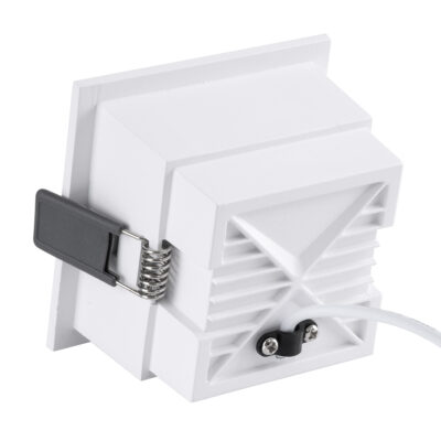 LEDTM® PLUTO-M 60272 Χωνευτό LED Spot Downlight TrimLess Μ8.4xΠ8.4cm 10W 1300lm 38° AC 220-240V IP20 Μ8.4 x Π8.4 x Υ5.9cm - Τετράγωνο - Λευκό & Anti-Glare HoneyComb - Φυσικό Λευκό 4500K - Bridgelux COB - 5 Years Warranty - Image 4