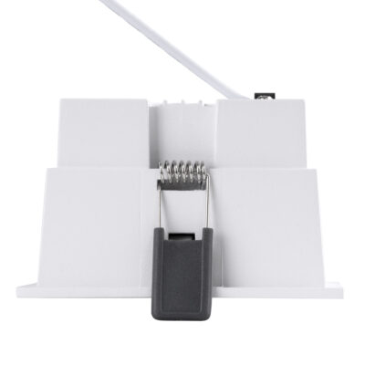 LEDTM® PLUTO-B 60276 Χωνευτό LED Spot Downlight TrimLess Μ10.4xΠ10.4cm 15W 1950lm 38° AC 220-240V IP20 Μ10.4 x Π10.4 x Υ6.5cm - Τετράγωνο - Λευκό με Μαύρο Κάτοπτρο & Anti-Glare HoneyComb - Φυσικό Λευκό 4500K - Bridgelux COB - 5 Years Warranty - Image 5
