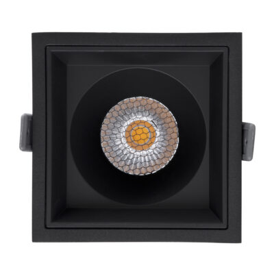 LEDTM® PLUTO-B 60280 Χωνευτό LED Spot Downlight TrimLess Μ10.4xΠ10.4cm 15W 1950lm 38° AC 220-240V IP20 Μ10.4 x Π10.4 x Υ6.5cm - Τετράγωνο - Μαύρο & Anti-Glare HoneyComb - Φυσικό Λευκό 4500K - Bridgelux COB - 5 Years Warranty - Image 6