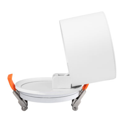 LEDTM® OMEGA-R 60295 Χωνευτό LED Spot Downlight TrimLess Φ10cm 12W 1500lm 36° AC 220-240V IP20 Φ10 x Υ8.2cm - Στρόγγυλο - Λευκό - Θερμό Λευκό 2700K - Bridgelux COB - 5 Years Warranty - Image 11
