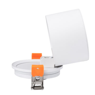 LEDTM® OMEGA-R 60295 Χωνευτό LED Spot Downlight TrimLess Φ10cm 12W 1500lm 36° AC 220-240V IP20 Φ10 x Υ8.2cm - Στρόγγυλο - Λευκό - Θερμό Λευκό 2700K - Bridgelux COB - 5 Years Warranty - Image 7