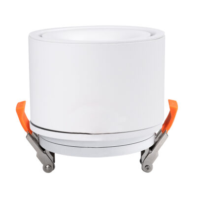 LEDTM® OMEGA-R 60295 Χωνευτό LED Spot Downlight TrimLess Φ10cm 12W 1500lm 36° AC 220-240V IP20 Φ10 x Υ8.2cm - Στρόγγυλο - Λευκό - Θερμό Λευκό 2700K - Bridgelux COB - 5 Years Warranty - Image 8