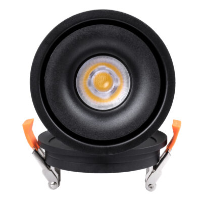 LEDTM® OMEGA-R 60296 Χωνευτό LED Spot Downlight TrimLess Φ10cm 12W 1560lm 36° AC 220-240V IP20 Φ10 x Υ8.2cm - Στρόγγυλο - Μαύρο - Φυσικό Λευκό 4500K - Bridgelux COB - 5 Years Warranty - Image 10
