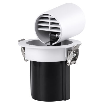 LEDTM® VIRGO-S 60302 Χωνευτό LED Spot Downlight TrimLess Φ9cm 7W 910lm 36° AC 220-240V IP20 Φ9cm x Υ9cm - Στρόγγυλο - Λευκό με Μαύρο Κάτοπτρο - Φυσικό Λευκό 4500K - Bridgelux COB - 5 Years Warranty - Image 13