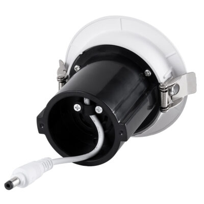 LEDTM® VIRGO-S 60302 Χωνευτό LED Spot Downlight TrimLess Φ9cm 7W 910lm 36° AC 220-240V IP20 Φ9cm x Υ9cm - Στρόγγυλο - Λευκό με Μαύρο Κάτοπτρο - Φυσικό Λευκό 4500K - Bridgelux COB - 5 Years Warranty - Image 14