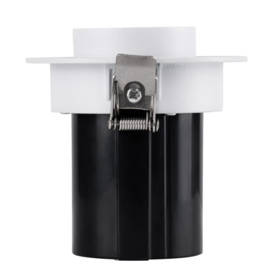 LEDTM® VIRGO-S 60302 Χωνευτό LED Spot Downlight TrimLess Φ9cm 7W 910lm 36° AC 220-240V IP20 Φ9cm x Υ9cm - Στρόγγυλο - Λευκό με Μαύρο Κάτοπτρο - Φυσικό Λευκό 4500K - Bridgelux COB - 5 Years Warranty - Image 5