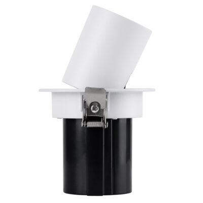 LEDTM® VIRGO-S 60302 Χωνευτό LED Spot Downlight TrimLess Φ9cm 7W 910lm 36° AC 220-240V IP20 Φ9cm x Υ9cm - Στρόγγυλο - Λευκό με Μαύρο Κάτοπτρο - Φυσικό Λευκό 4500K - Bridgelux COB - 5 Years Warranty - Image 7