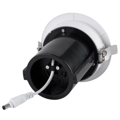 LEDTM® VIRGO-M 60306 Χωνευτό LED Spot Downlight TrimLess Φ11cm 12W 1560lm 36° AC 220-240V IP20 Φ11cm x Υ11.5cm - Στρόγγυλο - Λευκό με Μαύρο Κάτοπτρο - Φυσικό Λευκό 4500K - Bridgelux COB - 5 Years Warranty - Image 14