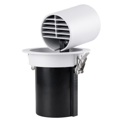 LEDTM® VIRGO-B 60310 Χωνευτό LED Spot Downlight TrimLess Φ13.5cm 20W 2600lm 36° AC 220-240V IP20 Φ13.5cm x Υ14cm - Στρόγγυλο - Λευκό με Μαύρο Κάτοπτρο - Φυσικό Λευκό 4500K - Bridgelux COB - 5 Years Warranty - Image 13