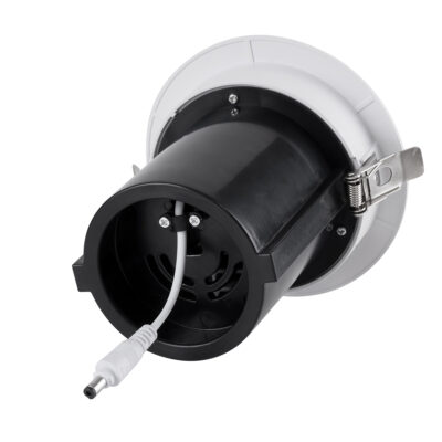 LEDTM® VIRGO-B 60310 Χωνευτό LED Spot Downlight TrimLess Φ13.5cm 20W 2600lm 36° AC 220-240V IP20 Φ13.5cm x Υ14cm - Στρόγγυλο - Λευκό με Μαύρο Κάτοπτρο - Φυσικό Λευκό 4500K - Bridgelux COB - 5 Years Warranty - Image 14