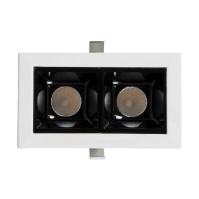 LEDTM® LUMINAR SUPERIOR 60317 Χωνευτό LED Spot Downlight TrimLess 4W 540lm 36° AC 220-240V IP20 Μ7.5 x Π4.3 x Υ4.5cm - Λευκό με Μαύρο Κάτοπτρο - Θερμό Λευκό 2700K - Bridgelux High Lumen Chip Gen2 - TÜV Certified Driver - 5 Years Warranty - Image 6