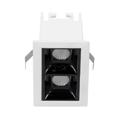 LEDTM® LUMINAR SUPERIOR 60317 Χωνευτό LED Spot Downlight TrimLess 4W 540lm 36° AC 220-240V IP20 Μ7.5 x Π4.3 x Υ4.5cm - Λευκό με Μαύρο Κάτοπτρο - Θερμό Λευκό 2700K - Bridgelux High Lumen Chip Gen2 - TÜV Certified Driver - 5 Years Warranty - Image 7