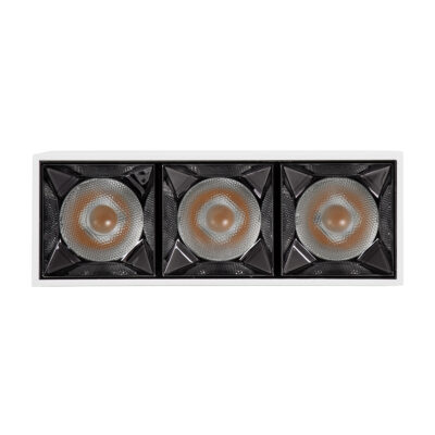 LEDTM® LUMINAR SUPERIOR 60327 Επιφανειακό LED Spot Downlight TrimLess 12W 1620lm 36° AC 220-240V IP20 Μ11.8 x Π4.2 x Υ6.6cm - Λευκό με Κάτοπτρο Χρωμίου - Θερμό Λευκό 2700K - Bridgelux High Lumen Chip Gen2 - TÜV Certified Driver - 5 Years Warranty - Image 6