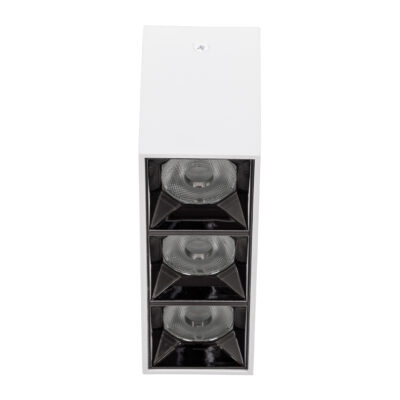 LEDTM® LUMINAR SUPERIOR 60327 Επιφανειακό LED Spot Downlight TrimLess 12W 1620lm 36° AC 220-240V IP20 Μ11.8 x Π4.2 x Υ6.6cm - Λευκό με Κάτοπτρο Χρωμίου - Θερμό Λευκό 2700K - Bridgelux High Lumen Chip Gen2 - TÜV Certified Driver - 5 Years Warranty - Image 7