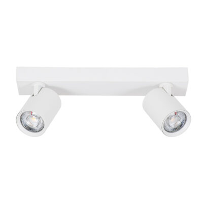 LEDTM® LEONARDO 60347 Μοντέρνο Φωτιστικό Οροφής Ράγα με Κινούμενα Σποτ LED Spot Downlight 20W 2400lm 60° AC 220-240V IP20 Μ32 x Π7 x Υ11.8cm - Λευκό - Φυσικό Λευκό 4500K - Bridgelux COB - 5 Years Warranty - Image 3