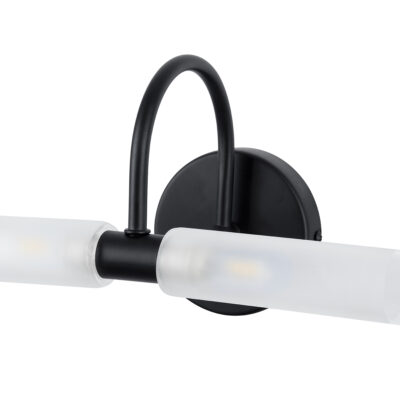 LEDTM® PAOLA 60416 Μοντέρνο Φωτιστικό Τοίχου - Απλίκα Καθρέπτη Μπάνιου - Πίνακα 2 x G9 270° AC 220-240V IP44 Μ31 x Π16 x Υ15cm - Μαύρο - 5 Χρόνια Εγγύηση - Image 8