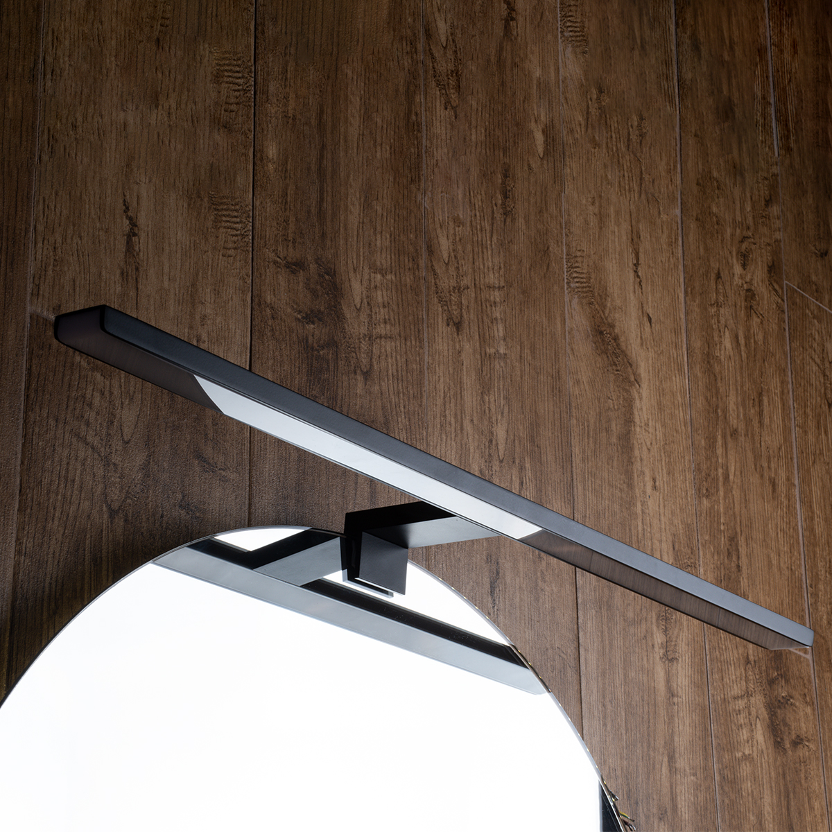 LEDTM® NINA 60420 Μοντέρνο Φωτιστικό Τοίχου - Απλίκα Καθρέπτη Μπάνιου LED 12W 1400lm 120° AC 220-240V IP44 Φυσικό Λευκό 4500K - Lumileds SMD Chip & TÜV SÜD Driver - Μαύρο Ματ - Μ60 x Π10.5 x Υ4cm - 3 Χρόνια Εγγύηση - Image 10