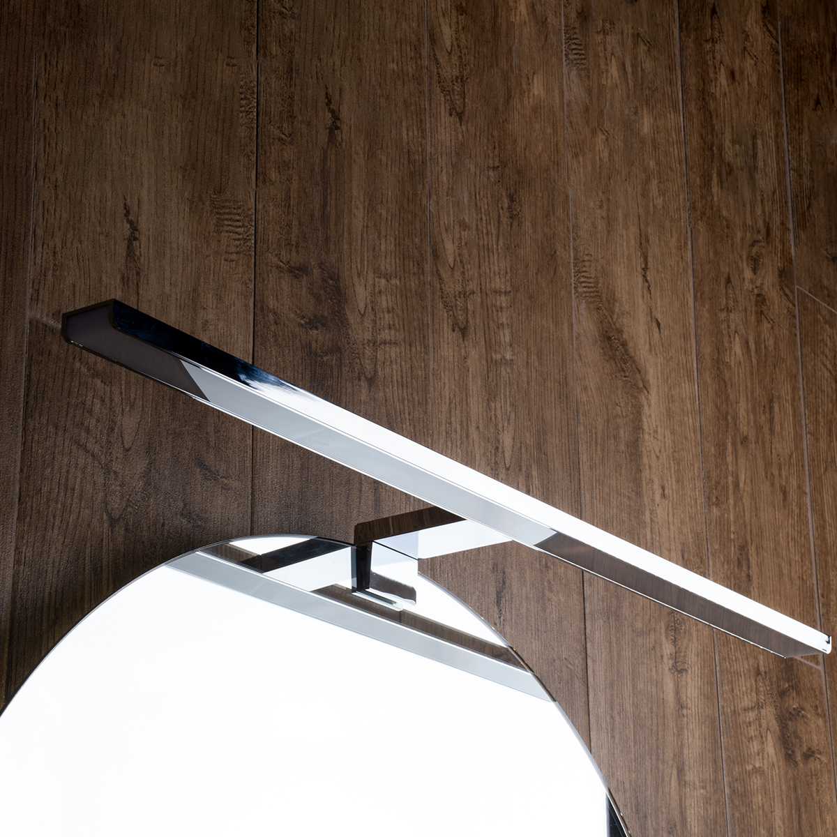 LEDTM® NINA 60422 Μοντέρνο Φωτιστικό Τοίχου - Απλίκα Καθρέπτη Μπάνιου LED 12W 1400lm 120° AC 220-240V IP44 Φυσικό Λευκό 4500K - Lumileds SMD Chip & TÜV SÜD Driver - Νίκελ Χρώμιο - Μ60 x Π10.5 x Υ4cm - 3 Χρόνια Εγγύηση - Image 10