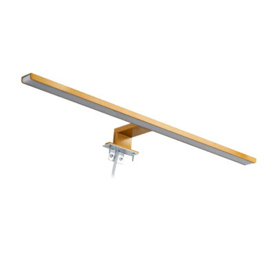 LEDTM® NINA 60423 Μοντέρνο Φωτιστικό Τοίχου - Απλίκα Καθρέπτη Μπάνιου LED 12W 1400lm 120° AC 220-240V IP20 Φυσικό Λευκό 4500K - Bridgelux SMD Chip - Χρυσό Βούρτσας - Μ60 x Π10.5 x Υ4cm - 3 Χρόνια Εγγύηση - Image 5