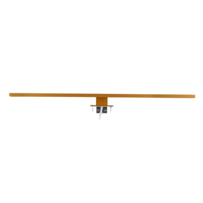 LEDTM® NINA 60423 Μοντέρνο Φωτιστικό Τοίχου - Απλίκα Καθρέπτη Μπάνιου LED 12W 1400lm 120° AC 220-240V IP20 Φυσικό Λευκό 4500K - Bridgelux SMD Chip - Χρυσό Βούρτσας - Μ60 x Π10.5 x Υ4cm - 3 Χρόνια Εγγύηση - Image 6