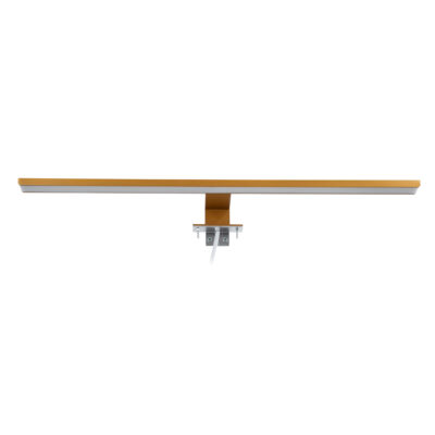 LEDTM® NINA 60423 Μοντέρνο Φωτιστικό Τοίχου - Απλίκα Καθρέπτη Μπάνιου LED 12W 1400lm 120° AC 220-240V IP20 Φυσικό Λευκό 4500K - Bridgelux SMD Chip - Χρυσό Βούρτσας - Μ60 x Π10.5 x Υ4cm - 3 Χρόνια Εγγύηση - Image 7