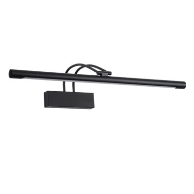 LEDTM® LAURA 60424 Μοντέρνο Φωτιστικό Τοίχου - Απλίκα Καθρέπτη Μπάνιου LED 12W 1400lm 120° AC 220-240V IP20 Φυσικό Λευκό 4500K - Bridgelux SMD Chip - Μαύρο Ματ - Μ60 x Π27 x Υ13cm - 3 Χρόνια Εγγύηση - Image 3