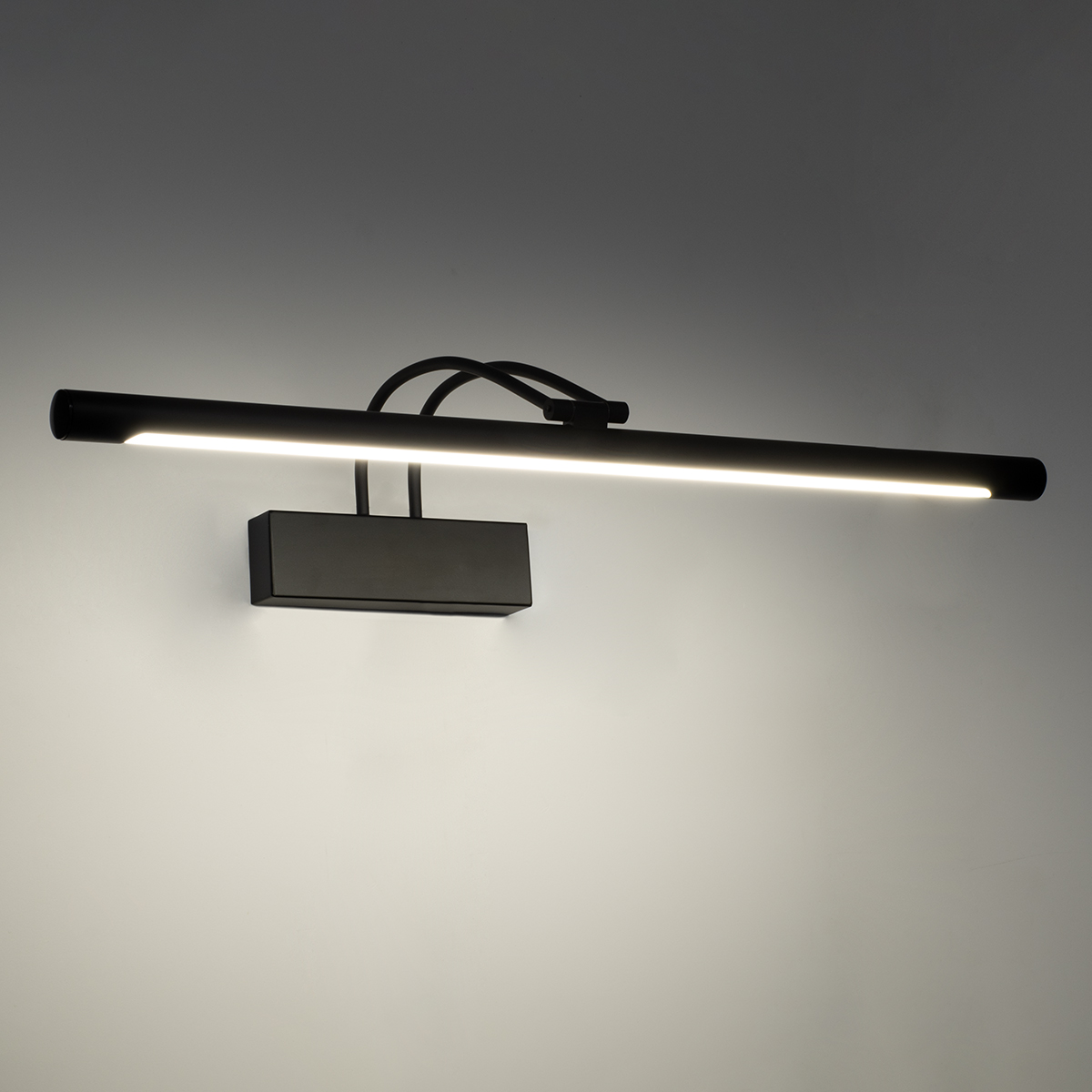 LEDTM® LAURA 60424 Μοντέρνο Φωτιστικό Τοίχου - Απλίκα Καθρέπτη Μπάνιου LED 12W 1400lm 120° AC 220-240V IP44 Φυσικό Λευκό 4500K - Lumileds SMD Chip & TÜV SÜD Driver - Μαύρο Ματ - Μ60 x Π27 x Υ13cm - 3 Χρόνια Εγγύηση - Image 10