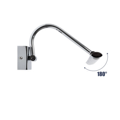 LEDTM® MIRA 60434 Μοντέρνο Φωτιστικό Τοίχου - Απλίκα Καθρέπτη Μπάνιου LED 12W 1400lm 120° AC 220-240V IP20 Φυσικό Λευκό 4500K - Bridgelux SMD Chip - Νίκελ Χρώμιο - Μ60 x Π20 x Υ13cm - 3 Χρόνια Εγγύηση - Image 7