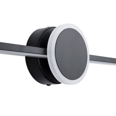 LEDTM® OPAL 60454 Μοντέρνο Φωτιστικό Τοίχου - Απλίκα Καθρέπτη Μπάνιου - Πίνακα LED 14W 1600lm 180° AC 220-240V IP44 Μ60 x Π6 x Υ10cm - Φυσικό Λευκό 4500K - Μαύρο - 3 Χρόνια Εγγύηση - Image 7