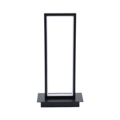 LEDTM® CORNELIE 60460 Επιτραπέζιο Φωτιστικό LED CCT 18W 1980lm 200° AC 220-240V - Εναλλαγή Φωτισμού μέσω Διακόπτη On/Off All In One Ψυχρό 6000k+Φυσικό 4500k+Θερμό 2700k Μ18 x Π10 x Υ36cm - Mαύρο - 3 Χρόνια Εγγύηση - Image 3