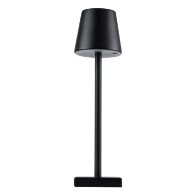 LEDTM® NEGA 60473 Μοντέρνο Επιτραπέζιο Φωτιστικό Πορτατίφ LED 2.2W 154lm 360° DC 5V Επαναφορτιζόμενο με Μπαταρία Li-ion 4000mAh - Διακόπτη Αφής - Θερμό Λευκό 2700K - Dimmable - D10 x H39cm - Μαύρο - 2 Years Warranty - Image 5