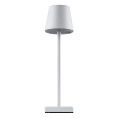 LEDTM® NEGA 60474 Μοντέρνο Επιτραπέζιο Φωτιστικό Πορτατίφ LED 2.2W 154lm 360° DC 5V Επαναφορτιζόμενο με Μπαταρία Li-ion 4000mAh - Διακόπτη Αφής - Θερμό Λευκό 2700K - Dimmable - D10 x H39cm - Λευκό - 2 Years Warranty - Image 5