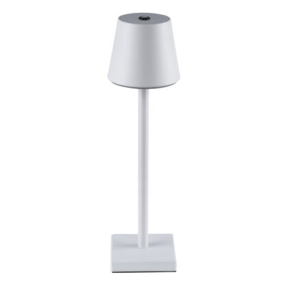 LEDTM® NEGA 60474 Μοντέρνο Επιτραπέζιο Φωτιστικό Πορτατίφ LED 2.2W 154lm 360° DC 5V Επαναφορτιζόμενο με Μπαταρία Li-ion 4000mAh - Διακόπτη Αφής - Θερμό Λευκό 2700K - Dimmable - D10 x H39cm - Λευκό - 2 Years Warranty - Image 7