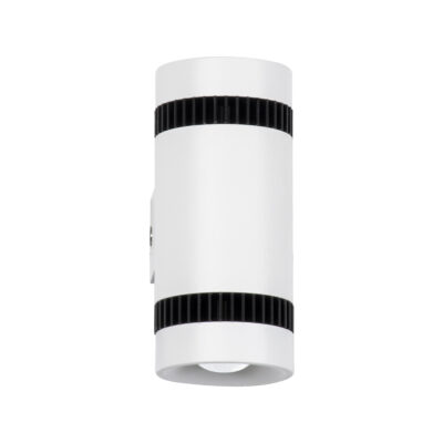 LEDTM® CANNONAL 60575 Φωτιστικό Τοίχου - Απλίκα Αρχιτεκτονικού Φωτισμού Εσωτερικού Χώρου Up & Down LED 10W 1150lm 30° AC 220-240V IP20 Μ5 x Π6.5 x Υ11cm - Θερμό Λευκό 2700K - Λευκό με Μαύρο - Bridgelux Chip - 3 Χρόνια Εγγύηση - Image 4