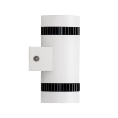 LEDTM® CANNONAL 60575 Φωτιστικό Τοίχου - Απλίκα Αρχιτεκτονικού Φωτισμού Εσωτερικού Χώρου Up & Down LED 10W 1150lm 30° AC 220-240V IP20 Μ5 x Π6.5 x Υ11cm - Θερμό Λευκό 2700K - Λευκό με Μαύρο - Bridgelux Chip - 3 Χρόνια Εγγύηση - Image 6