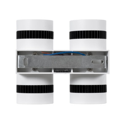LEDTM® CANNONAL 60578 Φωτιστικό Τοίχου - Απλίκα Αρχιτεκτονικού Φωτισμού Εσωτερικού Χώρου Up & Down LED 20W 2300lm 30° AC 220-240V IP20 Μ12 x Π6.5 x Υ11cm - Θερμό Λευκό 2700K - Λευκό με Μαύρο - Bridgelux Chip - 3 Χρόνια Εγγύηση - Image 5
