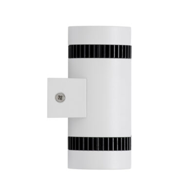LEDTM® CANNONAL 60578 Φωτιστικό Τοίχου - Απλίκα Αρχιτεκτονικού Φωτισμού Εσωτερικού Χώρου Up & Down LED 20W 2300lm 30° AC 220-240V IP20 Μ12 x Π6.5 x Υ11cm - Θερμό Λευκό 2700K - Λευκό με Μαύρο - Bridgelux Chip - 3 Χρόνια Εγγύηση - Image 6