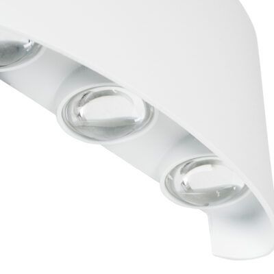LEDTM® SIXOAD 60584 Φωτιστικό Τοίχου - Απλίκα Αρχιτεκτονικού Φωτισμού Εσωτερικού/Εξωτερικού Χώρου Up & Down LED 18W 2160lm 30° AC 220-240V Αδιάβροχο IP65 Μ17 x Π4 x Υ8cm - Θερμό Λευκό 2700K - Λευκό - Bridgelux Chip - 3 Years Warranty - Image 7