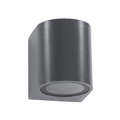 LEDTM® MURANO 60606 Φωτιστικό Τοίχου - Απλίκα Αρχιτεκτονικού Φωτισμού Εξωτερικού Χώρου Up or Down Αλουμινίου με Ντουί 1 x GU10 AC 220-240V Αδιάβροχο IP65 Μ8 x Π8 x Υ7cm - Γκρι Ανθρακί - 5 Years Warranty - Image 3