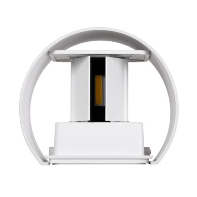 LEDTM® AXIS-R 60635 Φωτιστικό Τοίχου - Απλίκα Αρχιτεκτονικού Φωτισμού Εσωτερικού/Εξωτερικού Χώρου Up & Down LED 10W 1150lm 10 έως 60° AC 220-240V Αδιάβροχο IP65 Μ10 x Π10 x Υ10cm - Θερμό Λευκό 2700K - Λευκό - Bridgelux Chip - 3 Years Warranty - Image 7