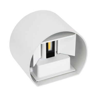 LEDTM® AXIS-R 60635 Φωτιστικό Τοίχου - Απλίκα Αρχιτεκτονικού Φωτισμού Εσωτερικού/Εξωτερικού Χώρου Up & Down LED 10W 1150lm 10 έως 60° AC 220-240V Αδιάβροχο IP65 Μ10 x Π10 x Υ10cm - Θερμό Λευκό 2700K - Λευκό - Bridgelux Chip - 3 Years Warranty - Image 9