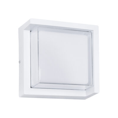 LEDTM® APEX 60772 Φωτιστικό Τοίχου - Απλίκα Εσωτερικού/Εξωτερικού Χώρου LED 10W 1050lm 120° AC175-265V Αδιάβροχο IP65 - Πλαστικό Σώμα - Φυσικό λευκό 4500K - Μ17 x Π17 x Υ9cm - Λευκό - Bridgelux Chip - 3 Χρόνια Εγγύηση - Image 3