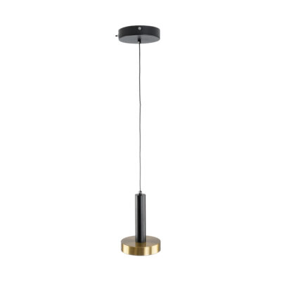 LEDTM® ZANE 60933 Κρεμαστό Φωτιστικό Design LED CCT 18W 2016lm 120° AC 220-240V IP20 - Εναλλαγή Φωτισμού μέσω Τηλεχειριστηρίου All In One Ψυχρό 6000k+Φυσικό 4500k+Θερμό 2700k Dimmable - Φ15 x Υ20cm - Μαύρο & Χρυσό - 3 Χρόνια Εγγύηση - Image 6